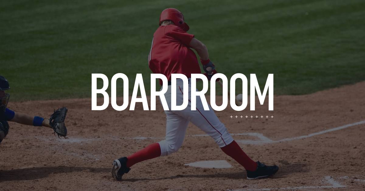 MLB Player Marketing Program and Greenfly - image of baseball player and Boardroom.