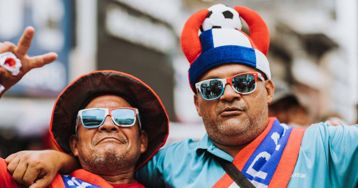 sports social media two male fans with sunglasses