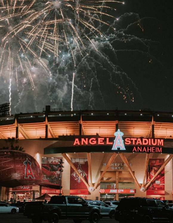 MLB's Los Angeles Angels stadium